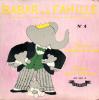 Babar en famille d'après l'album de Jean de Brunhoff N°4 (variante rose pâle)